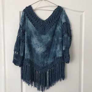 Michelle Nicole Tie Dye Beach Cover Up / Tunic XL